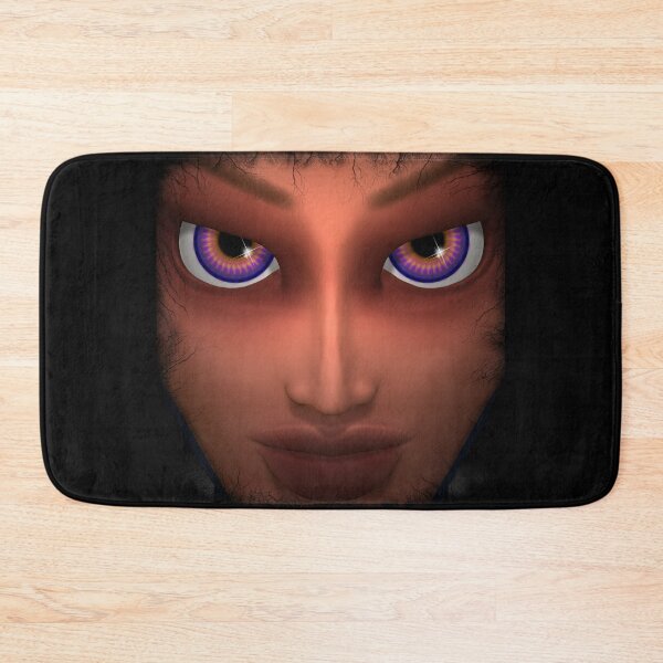 Item preview, Mesmerizing Purple Eyes Girl Portrait designed and sold by BluedarkArt.
