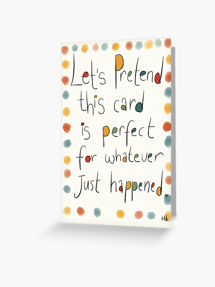 Thumbnail 1 of 2, Greeting Card, An EVERY occasion card. designed and sold by twisteddoodles.