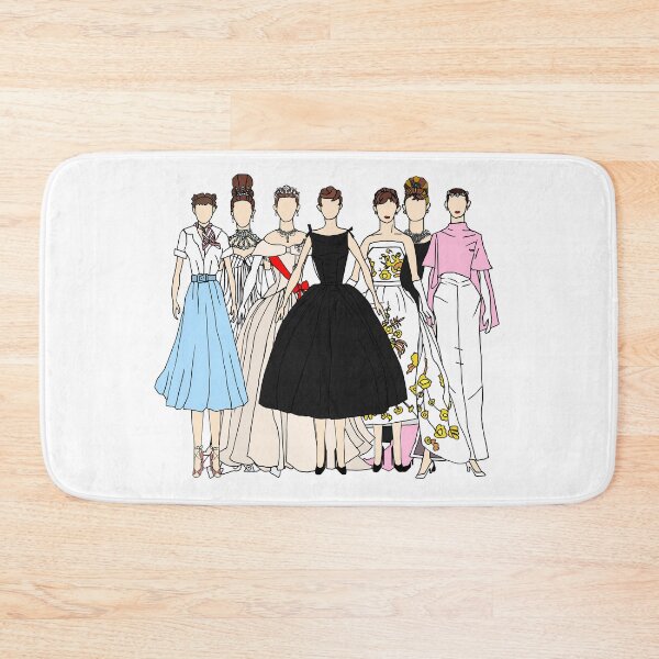 Item preview, Audrey Dolls Illustration Figures Fashion Dresses designed and sold by NOTSNIW ART.