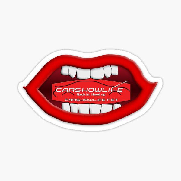 Car Show Life Teeth Sticker