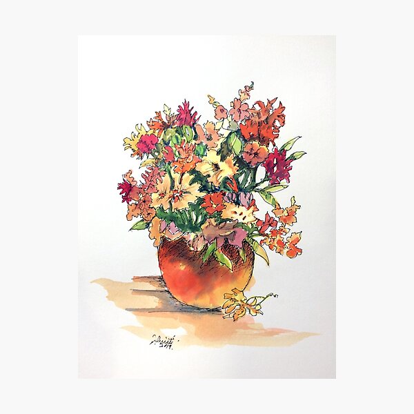 Flower Pot #1 Photographic Print