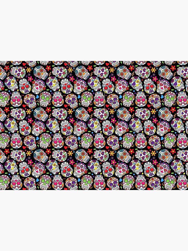 Day Of The Dead Pattern | Dia De Los Muertos Skull by anziehend