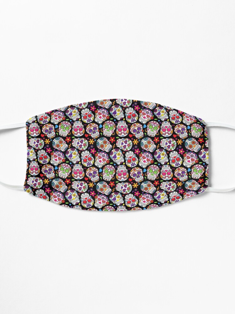 Alternate view of Day Of The Dead Pattern | Dia De Los Muertos Skull Mask