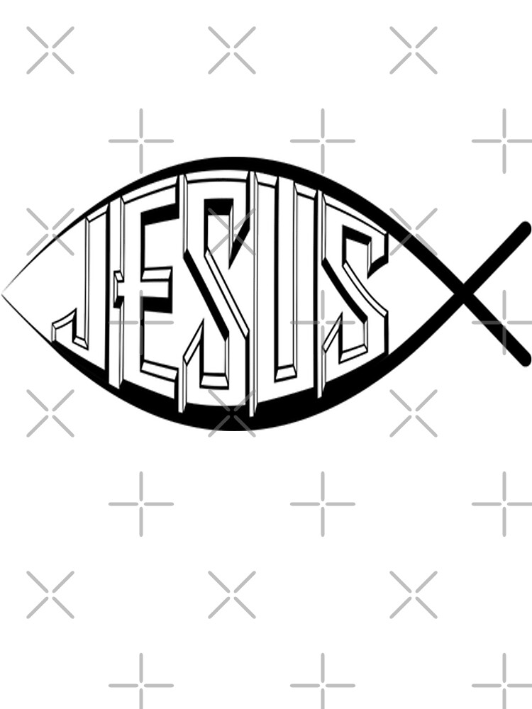 Jesus Fish Custom Drawing Photographic Print For Sale By Kyarnkid