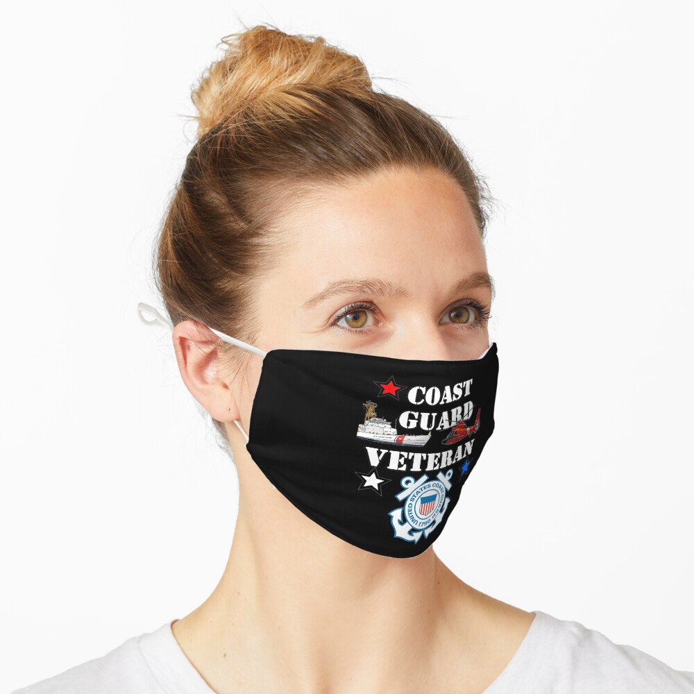 Coast Guard Veteran Design by MbrancoDesigns Mask