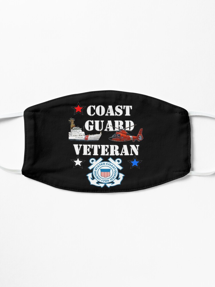 Alternate view of Coast Guard Veteran Design by MbrancoDesigns Mask