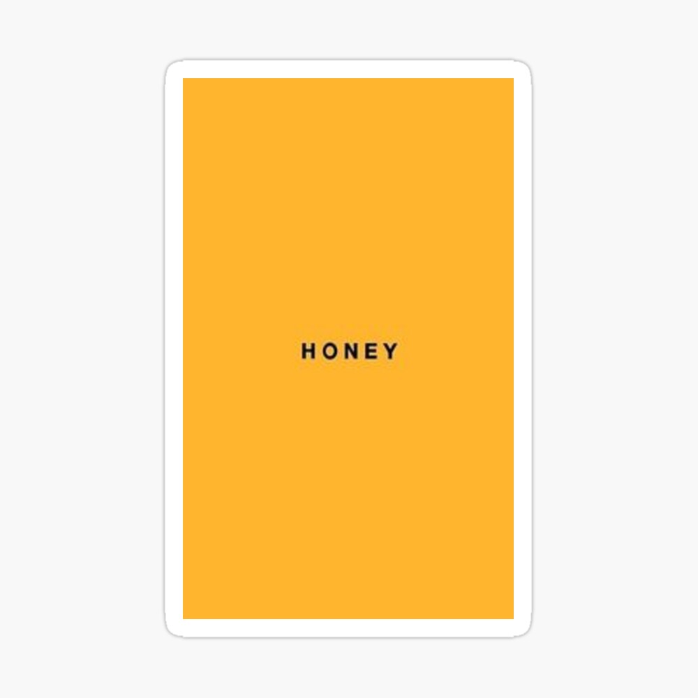 Download Honey Yellow Background Mask By Aesthetic Art Redbubble PSD Mockup Templates