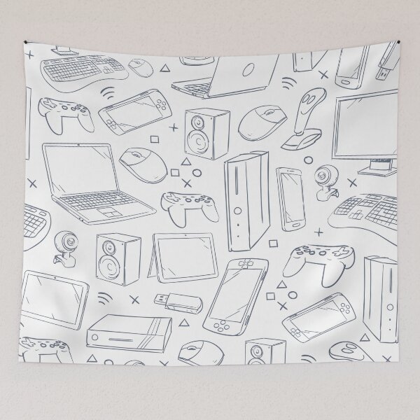 Item preview, Computer Gaming Video Game Pattern designed and sold by anziehend.