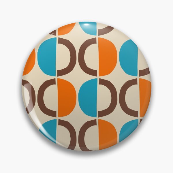 Item preview, Mid Century Modern Half Circle Pattern 167 designed and sold by tonymagnerart.