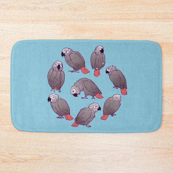Item preview, African Grey Parrot Flock design designed and sold by einsteinparrot.