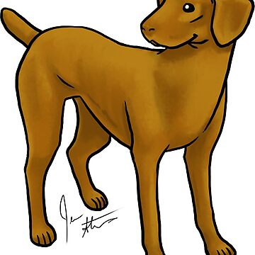 Artwork thumbnail, Vizsla - Golden Rust by Jennifer Stolzer