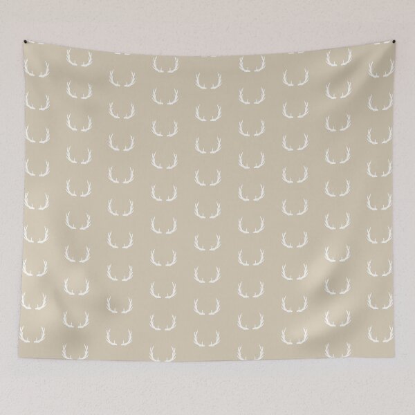 Item preview, Antlers - Beige designed and sold by littlearrow.