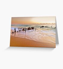Morning at the Beach Greeting Card