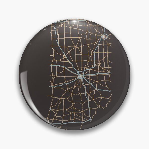 Item preview, Indiana Highways designed and sold by FinlayMcNevin.