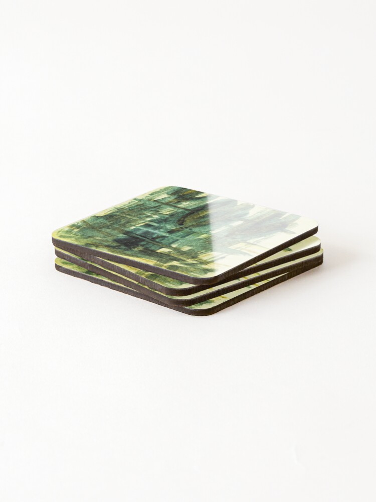 Thumbnail 4 of 5, Coasters (Set of 4), Abstract designed and sold by bunlinked.