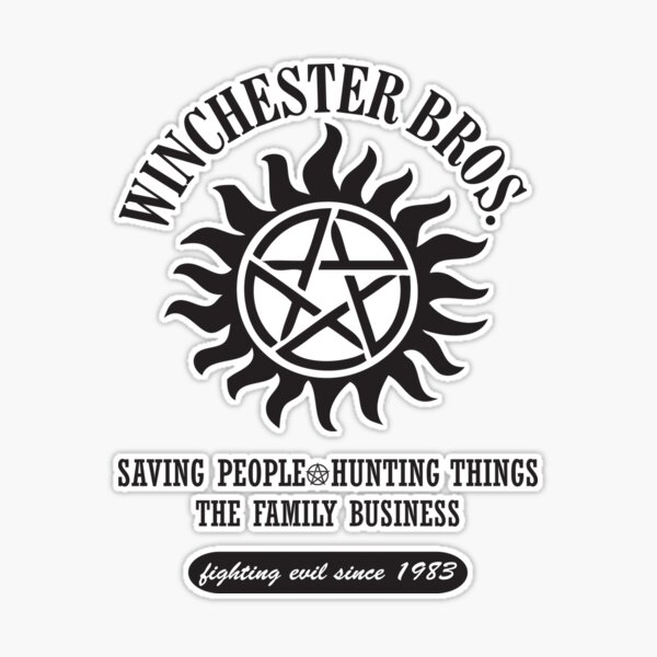 Hinged Wallet - Winchester Brothers CLOSE-UP + SUPERNATURAL Logo Black —  Buckle-Down