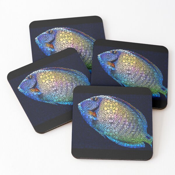 Item preview, Tropical Fish Art 6 - Painting By Sharon Cummings designed and sold by Sharon Cummings Art.