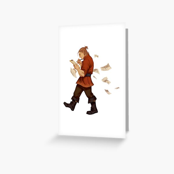 DAI crew Varric Greeting Card