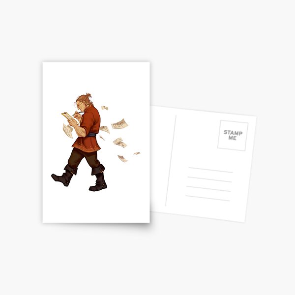 DAI crew Varric Postcard