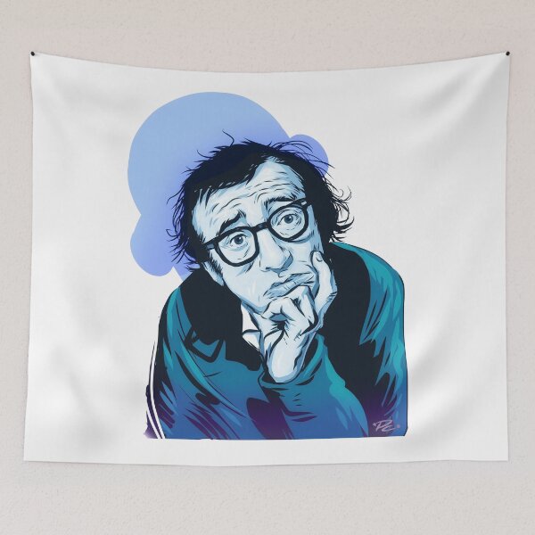 Item preview, Woody Allen - An illustration by Paul Cemmick designed and sold by TIGERDAVER.