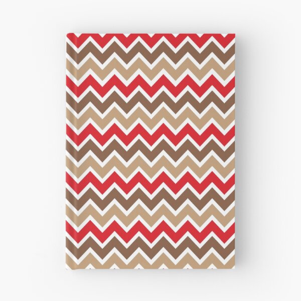 Item preview, Red, Tan and White Chevron Lines designed and sold by blayzeink.