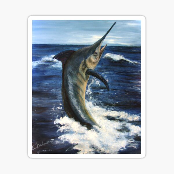 Marlin - deep sea series #1 - fish - ed01 Sticker