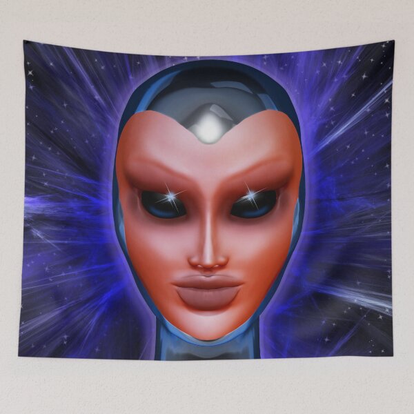 Item preview, Blue Alien Mental Energy designed and sold by BluedarkArt.