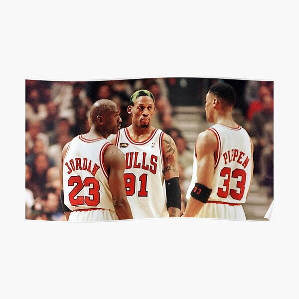 poster jordan pippen rodman