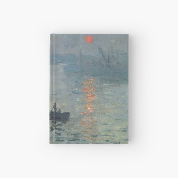 Monet Impression Sunrise Fine Art Hardcover Journal