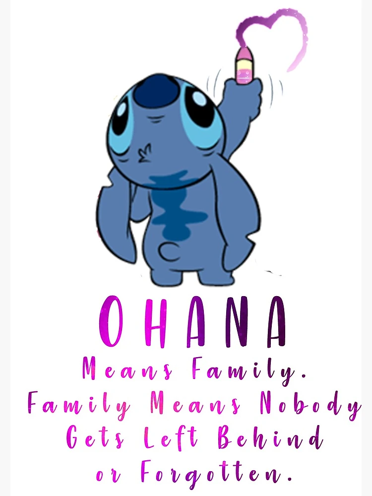 Cahier à spirale for Sale avec l'œuvre « Lilo et Stitch Ohana » de