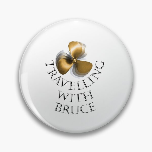 Item preview, Travelling with Bruce Propeller Logo designed and sold by Bruce Frommert.