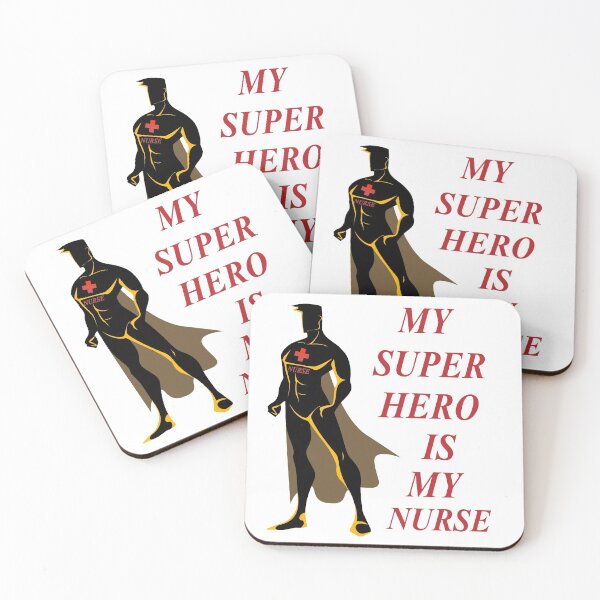 Item preview, MY SUPER HERO IS MY NURSE FOR MAN designed and sold by Designer-amjed.