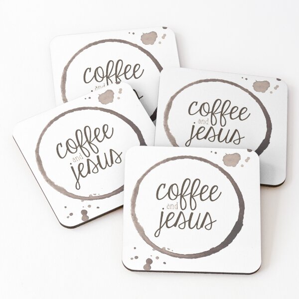 Item preview, Coffee and Jesus with Ring designed and sold by annmariestowe.