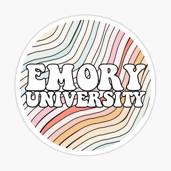 "Emory Retro" Sticker for Sale by AJ27 Redbubble