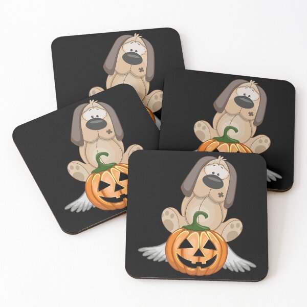 Item preview, Male Dog on Flying Pumpkin designed and sold by MonkeyBusinessC.