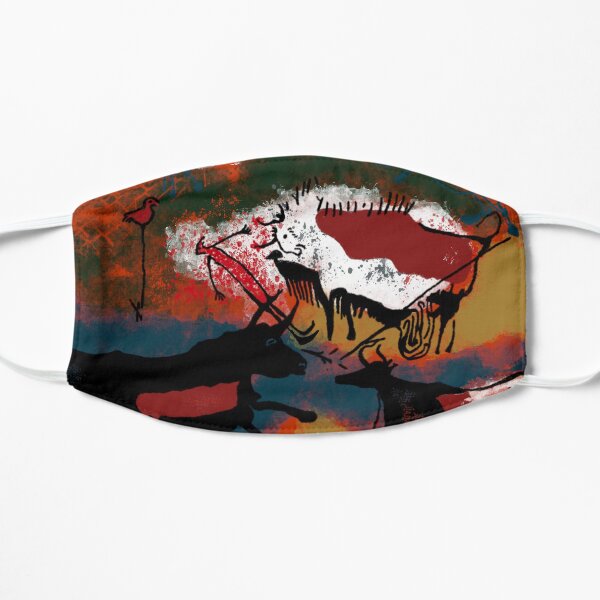 Digital Stone Age Collage 02: Lascaux Mask