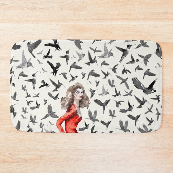 Item preview, Barcelona Summer Bird Lady  designed and sold by NOTSNIW ART.