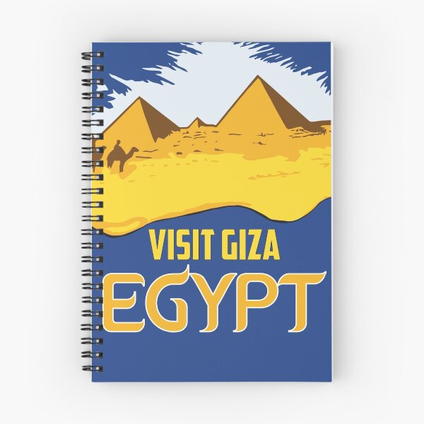 Item preview, Retro vintage style visit Egypt pyramids travel ad  designed and sold by aapshop.