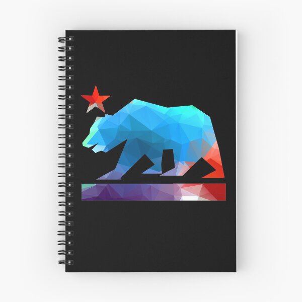 Item preview, California State Flag Bear (fractal angles) designed and sold by ROBOTFACE T-Shirts.
