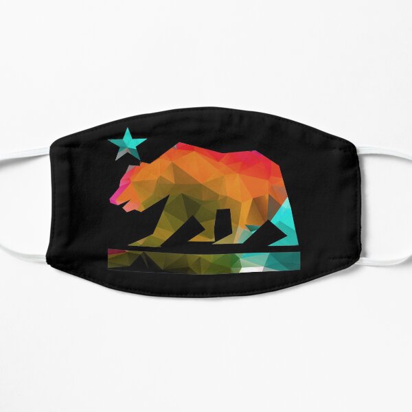 California State Flag Bear (fractal angles) Flat Mask