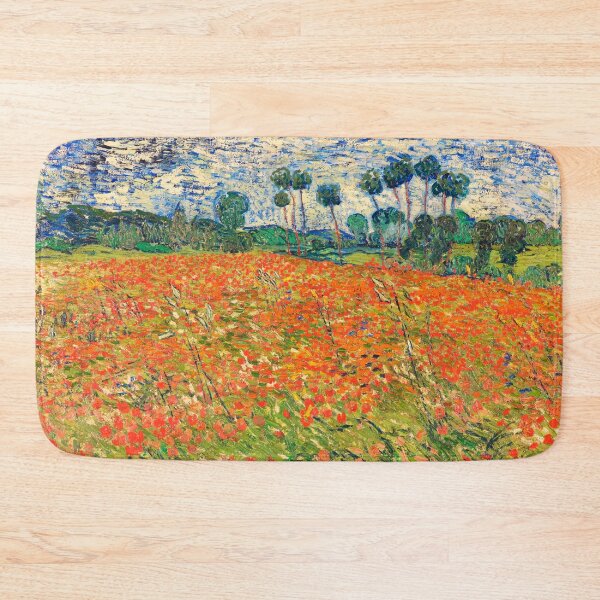 Item preview, Poppy Field by Vincent van Gogh, 1890 painting designed and sold by VintageArchive.