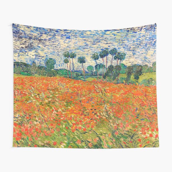 Item preview, Champ de coquelicots par Vincent van Gogh, peinture 1890 designed and sold by VintageArchive.