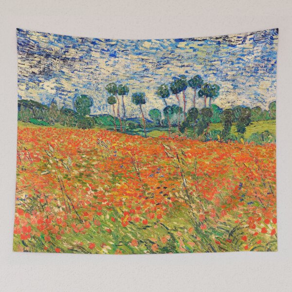 Item preview, Poppy Field by Vincent van Gogh, 1890 painting designed and sold by VintageArchive.