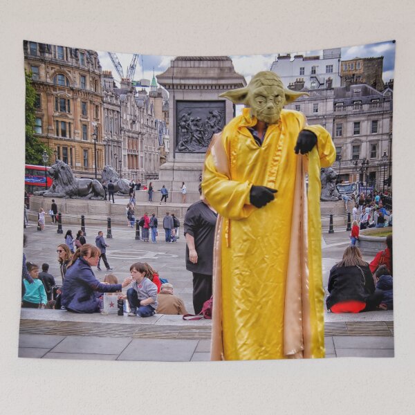 Item preview, Buskers, Trafalgar Square - London, UK designed and sold by Yannik Hay.