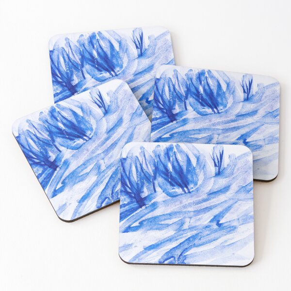 Item preview, Blue landscape designed and sold by bunlinked.
