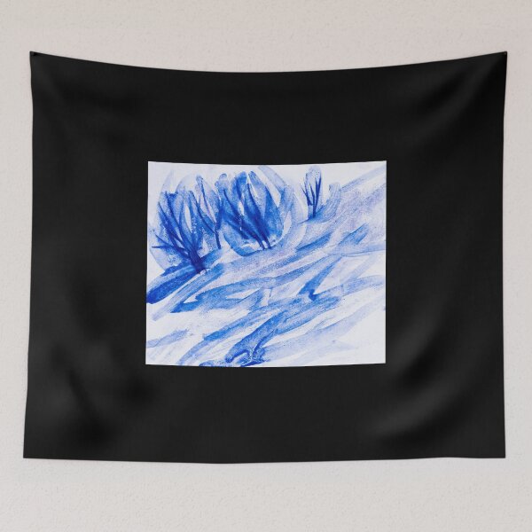 Item preview, Blue landscape designed and sold by bunlinked.