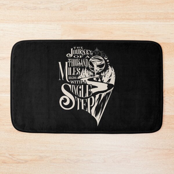 Item preview, The Journey Of A Thousand Miles  designed and sold by Good Vibe Quotes.