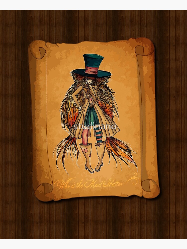Thumbnail 3 of 3, Poster, Who is the Mad Hatter ? designed and sold by studinano.