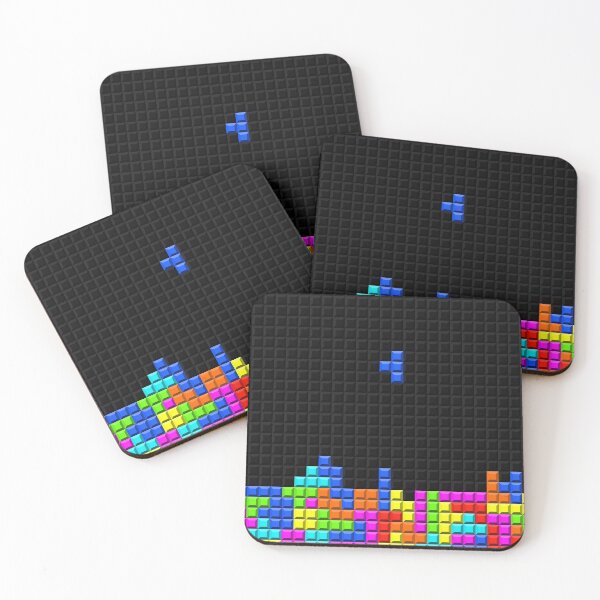 Item preview, Retro Blocks Video Game Nostalgic Pattern designed and sold by anziehend.