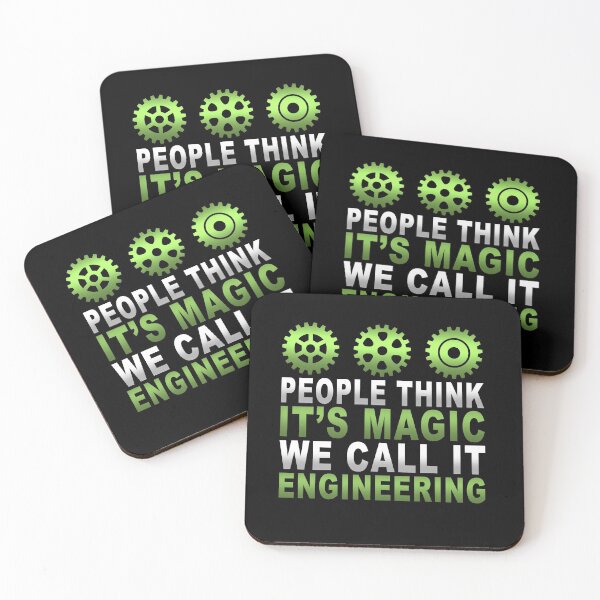 Item preview, Funny People Think It's Magic We Call It Engineering  designed and sold by LostLatticework.